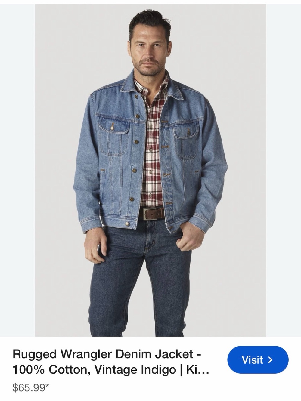 Wrangler Light Blue Denim Jacket